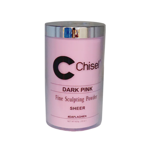 Chisel Acrylic Powder Daplaghien 22 oz Refill Dark Pink