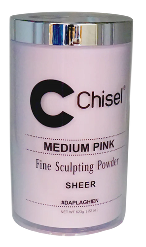 Chisel Acrylic Powder Daplaghien 22 oz Refill Medium Pink