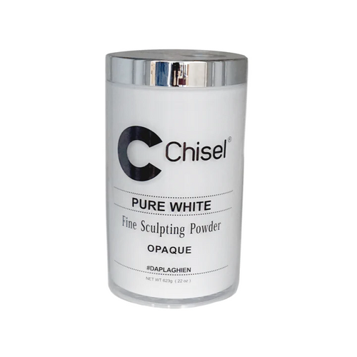 Chisel Acrylic Powder Daplaghien 22 oz Refill Pure White