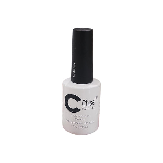Chisel Nail Art Black Diamond Top Gel 0.5 Oz