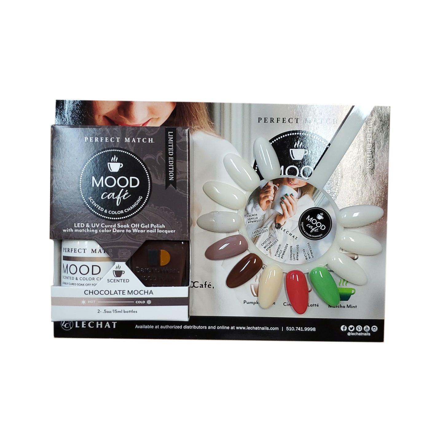 Perfect Match Mood Cafe Set 6 Colors #PMMC01-Beauty Zone Nail Supply