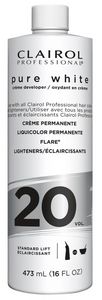 Clairol Professional Creme Developer Pure White Vol 20 16 oz