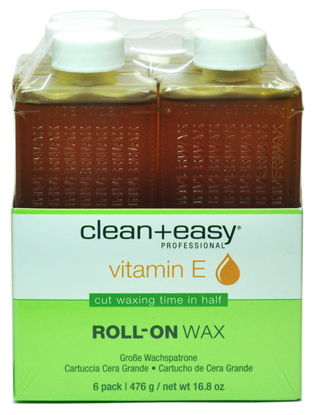 Clean & Easy Large Vitamin E Wax Refill - 6 pk #47350
