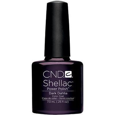 Cnd Shellac Dark Dahlia .25 Fl Oz-Beauty Zone Nail Supply