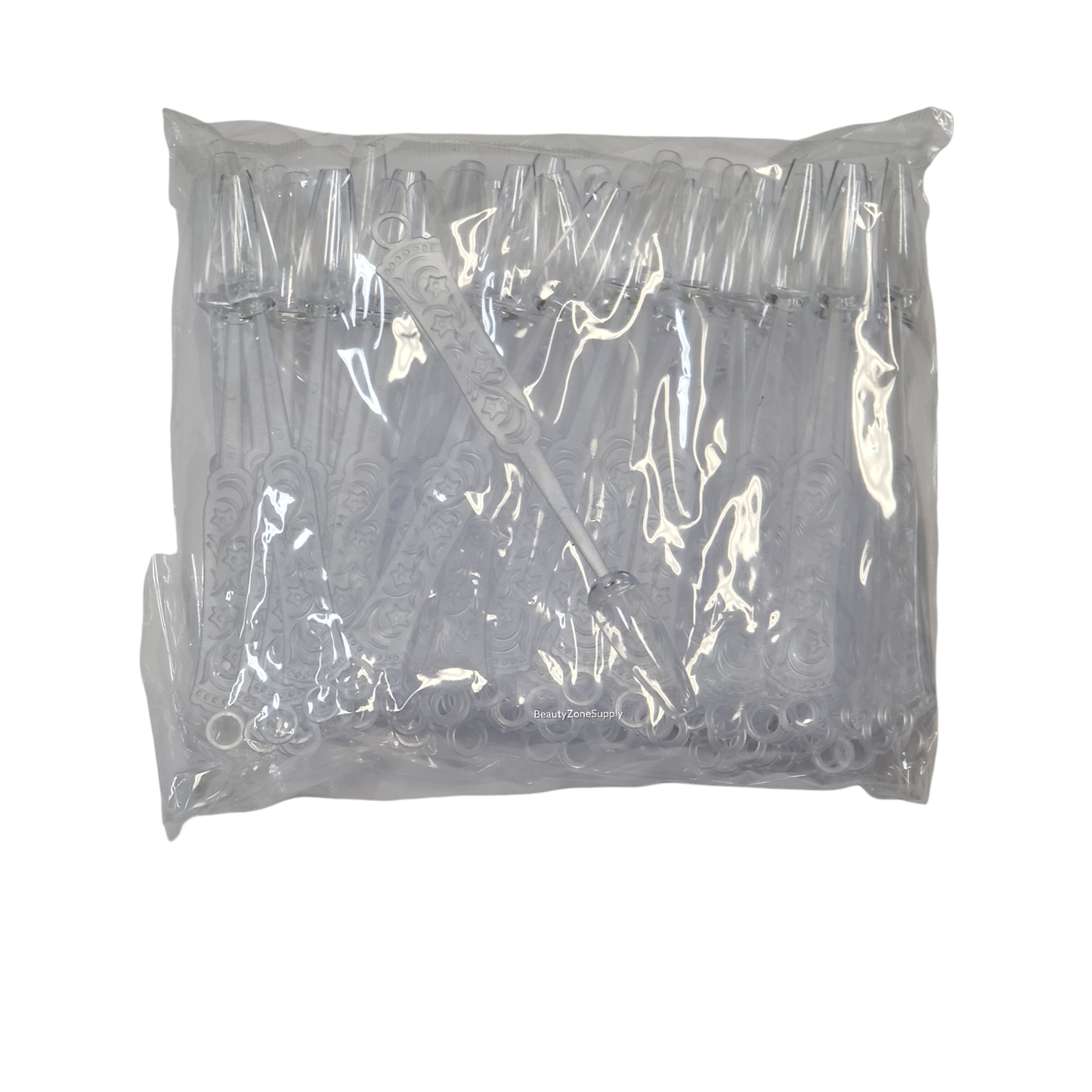 Coffin Nail Tips Display Clear Bag 100 pc