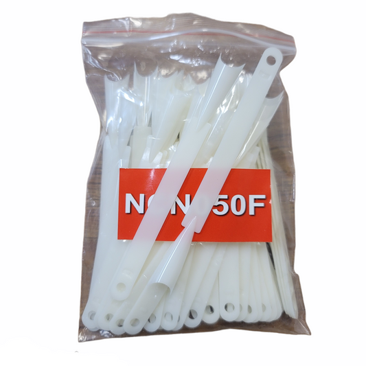 Color Nail Chart 50 Tips French Type Nature NCN050F