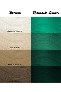 Crazy Color Semi Permanent Hair Dye Color 053 Emerald Green 150ML 5.07 oz