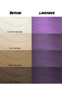 Crazy Color Semi Permanent Hair Dye Color 054 Lavender 150ML 5.07 oz