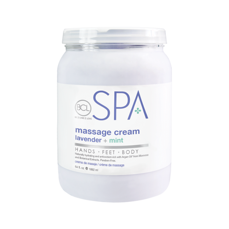BCL SPA Massage Cream Lavender + Mint 64oz-Beauty Zone Nail Supply