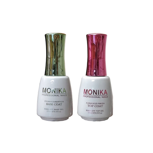 Monika Gel Duo Top & Base Coat Soak off Deal-Beauty Zone Nail Supply