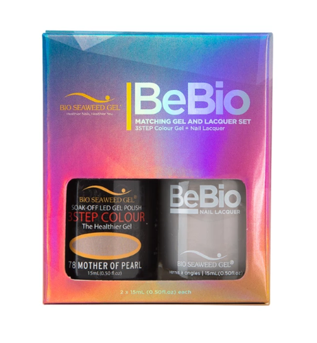 Bio Seaweed Bebio Duo 78 Mother of Pearl-Beauty Zone Nail Supply