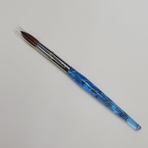 Petal kolinsky acrylic nail brush blue marble size 12-Beauty Zone Nail Supply
