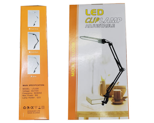 Manicure desk table lamp LED Light White-Beauty Zone Nail Supply