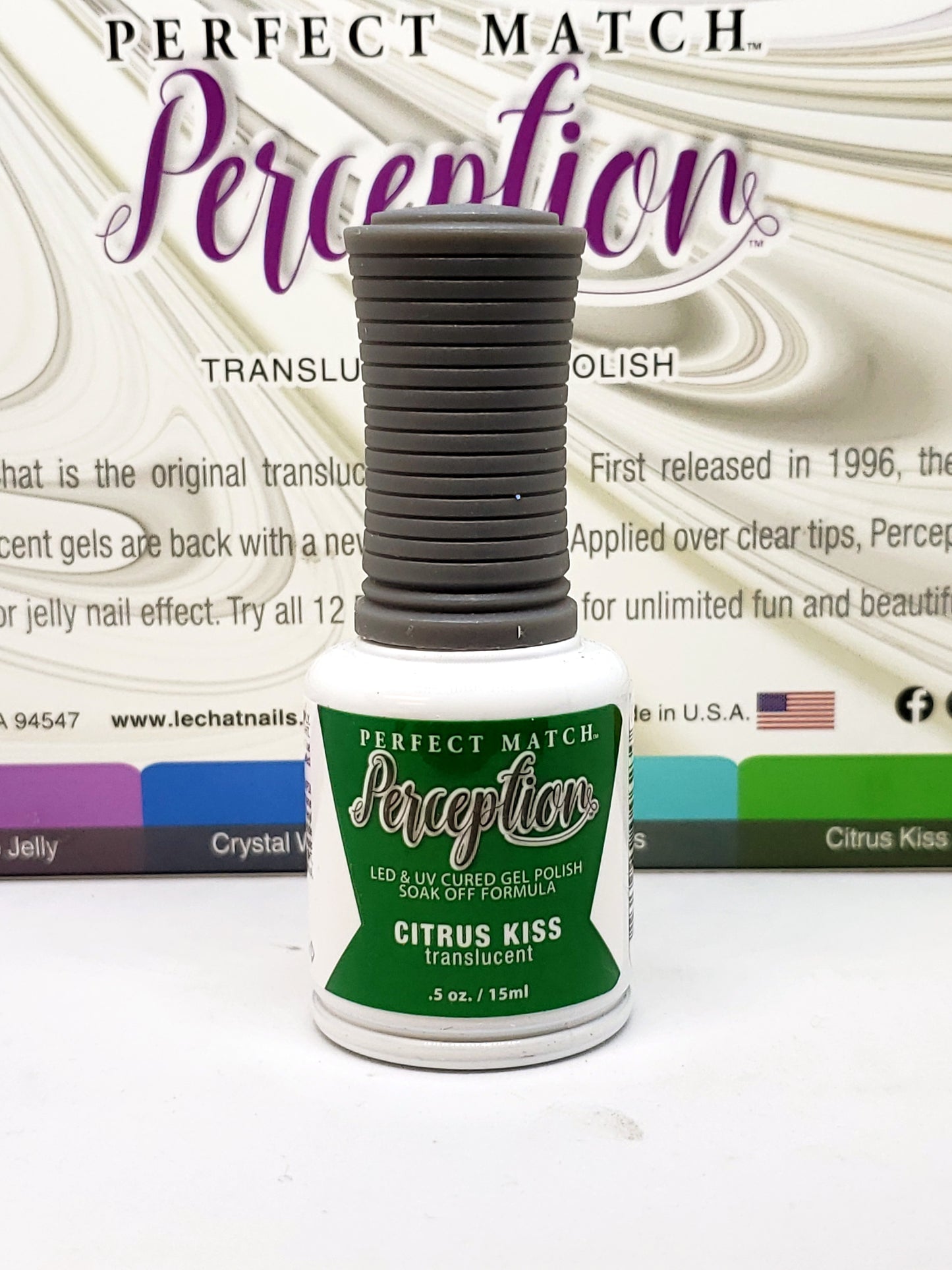 Perfect Match Perception Translucent CITRUS KISS .5 oz TGP05-Beauty Zone Nail Supply