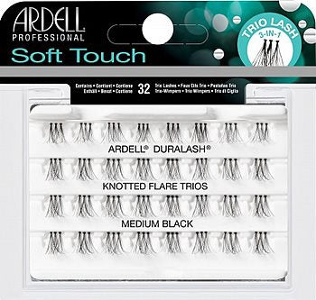 Ardell Soft Touch knotted Trios Individuals Medium Black 66464