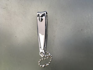 Retail Nail Clipper with Chain & File Small