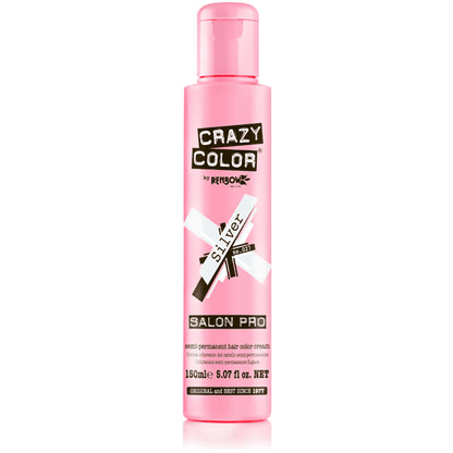Crazy Color vibrant Shades -CC PRO 027 SILVER 150ML-Beauty Zone Nail Supply