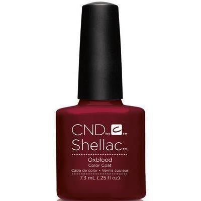 Cnd Shellac Oxblood .25 Fl Oz-Beauty Zone Nail Supply