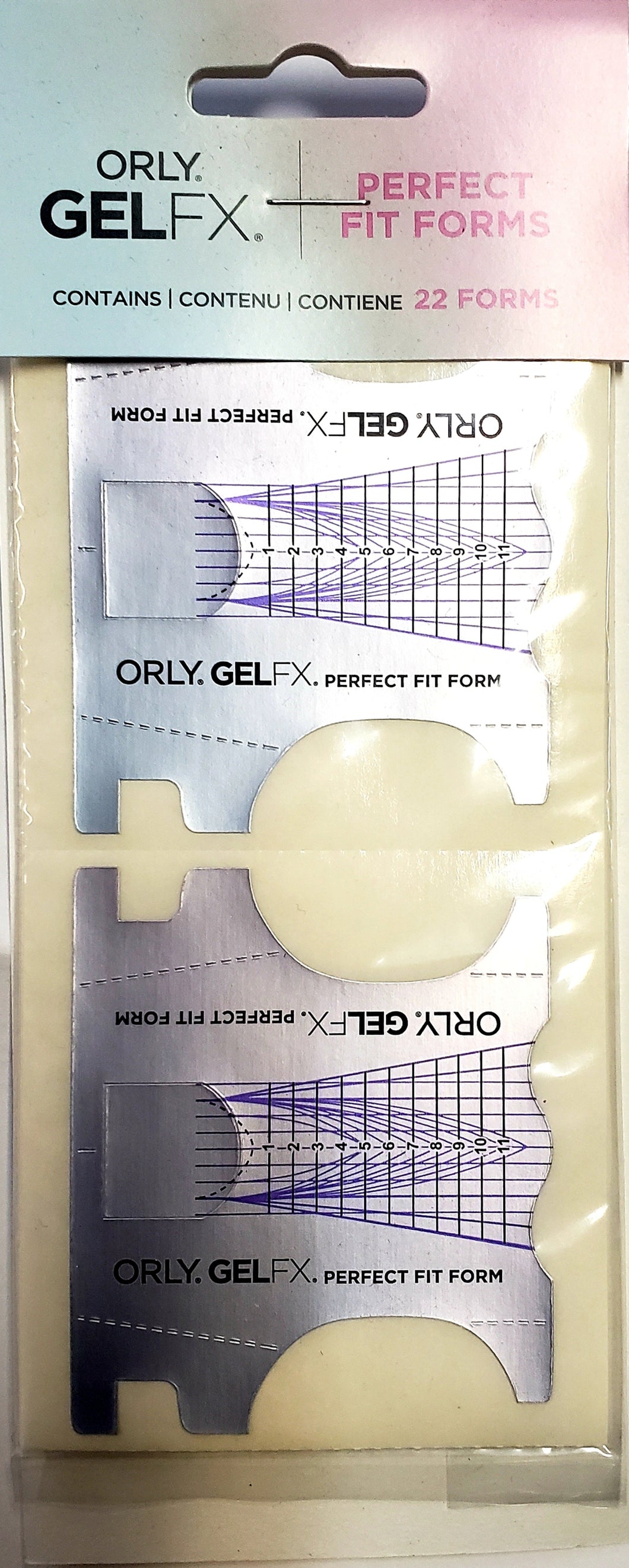 ORLY GEL FX PERFECT FIX NAIL FORM 22/PACK #3350003-Beauty Zone Nail Supply