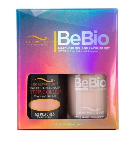 Bio Seaweed Bebio Duo 53 Peaches-Beauty Zone Nail Supply