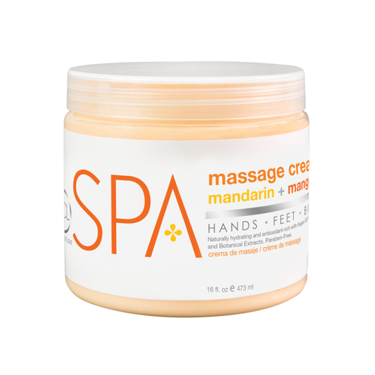 BCL SPA Massage Cream Mandarin + Mango 16oz-Beauty Zone Nail Supply