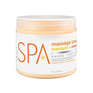 BCL SPA Massage Cream Mandarin + Mango 16oz-Beauty Zone Nail Supply