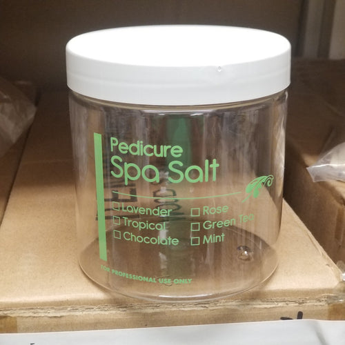 16 oz Pedicure Empty Jar Spa Salt FSC494-Beauty Zone Nail Supply