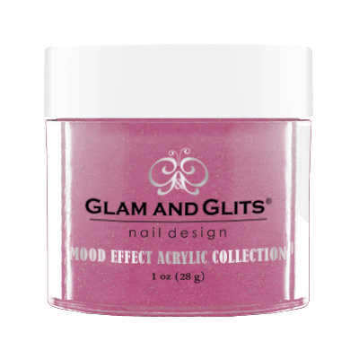 Glam & Glits Mood Acrylic Powder (Glitter) 1 oz White Rose - ME1045-Beauty Zone Nail Supply