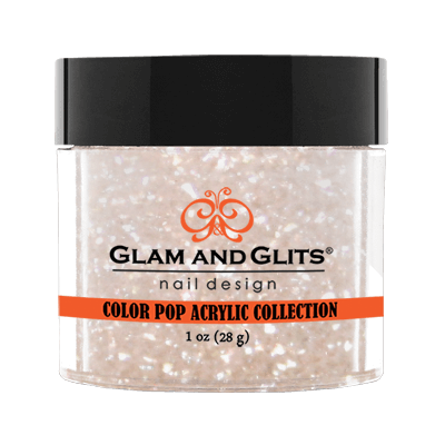 Glam & Glits Color Pop Acrylic (Shimmer) 1 oz Lush Coconut -CPA384-Beauty Zone Nail Supply