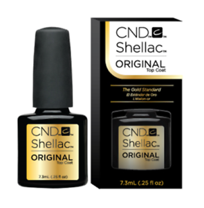 Cnd Shellac Original Top Coat 0.25 Oz #40401-1-Beauty Zone Nail Supply