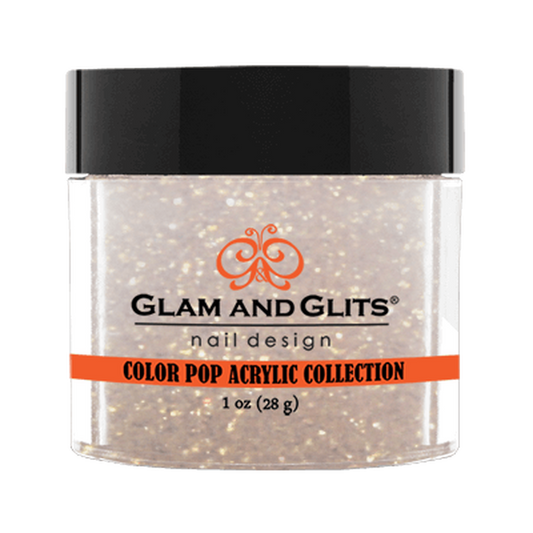 Glam & Glits Color Pop Acrylic (Shimmer) 1 oz White Sand - CPA372-Beauty Zone Nail Supply
