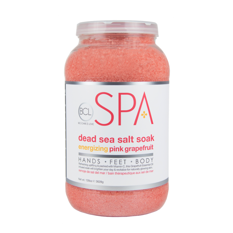 BCL SPA Dead Sea Salt Soak Pink Grapefruit Salt Gallon-Beauty Zone Nail Supply