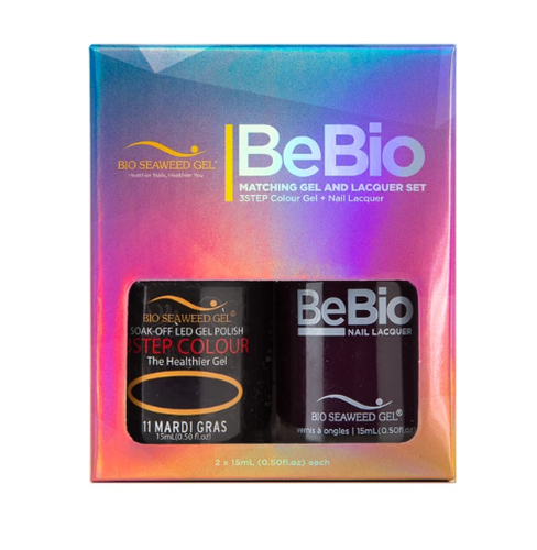 Bio Seaweed Bebio Duo 11 Mardi Gras-Beauty Zone Nail Supply