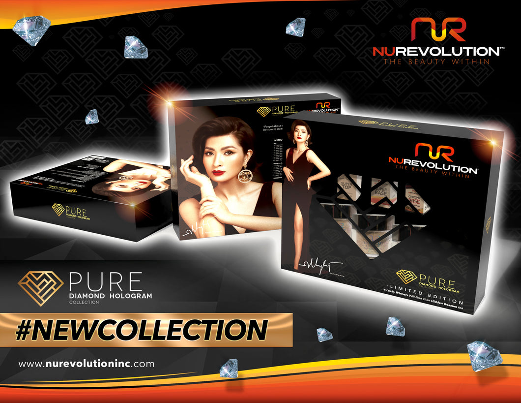 Nurevolution Dip Powder Diamond Collection-Black Kit-Beauty Zone Nail Supply