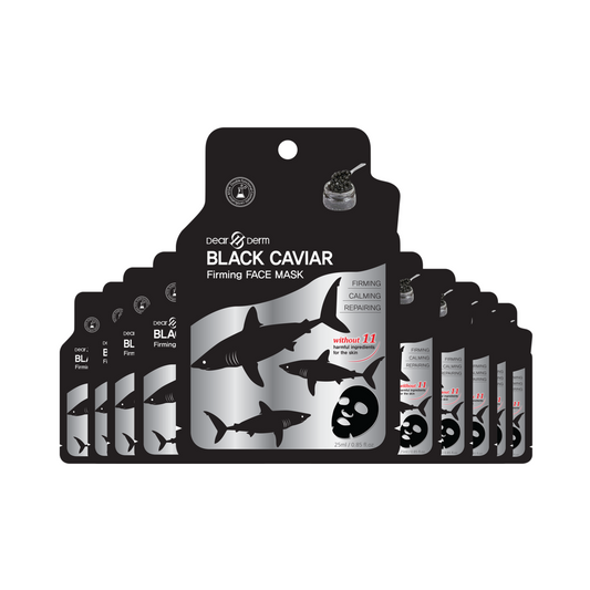 Dearderm Black Caviar Moisture Mask (10pcs)