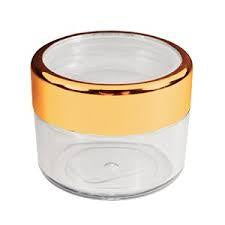 Fantasea Gold Jar Large 18mL/0.61 oz #FSC397-Beauty Zone Nail Supply
