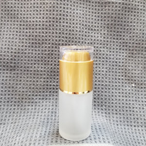 1 OZ REFILLABLE FROSTED GLASS SPRAY "GOLD"-Beauty Zone Nail Supply