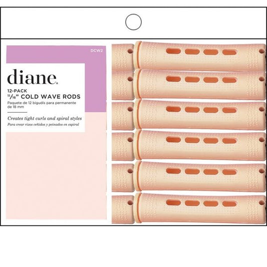 Diane 11/16" Cold Wave Rods Curlers Hair Perm #DCW2