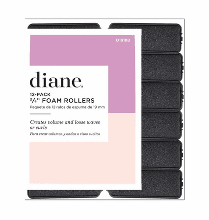 Diane Black Foam Rollers 3/4