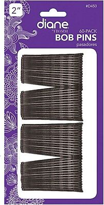 Diane Bobby Pins 2" Black 60-Pack D450
