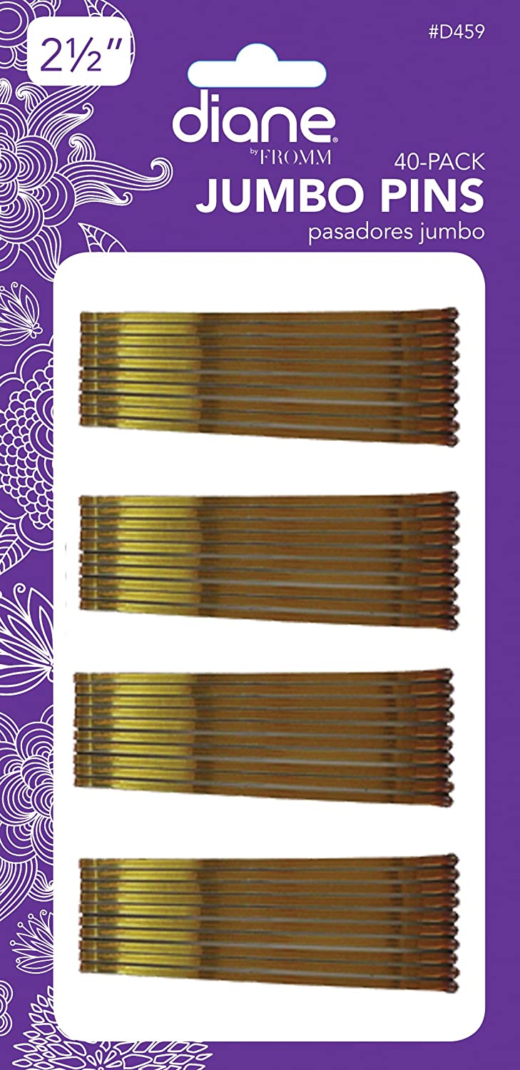 Diane 2-1/2" Large Bobby Pins  40 Pk- Bronze #D458