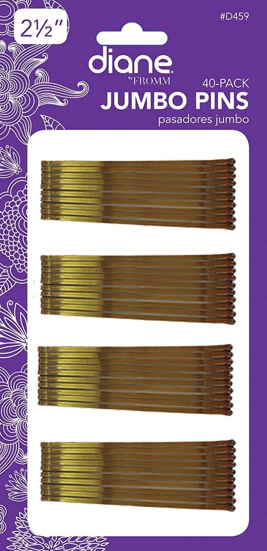 Diane 2-1/2" Large Bobby Pins  40 Pk- Bronze #D458