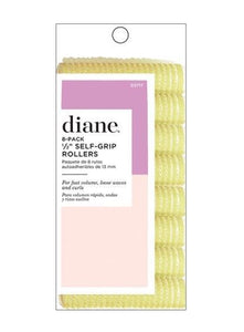 Diane Self Grip Yellow Rollers - 1/2" x 8 Pack #D3717