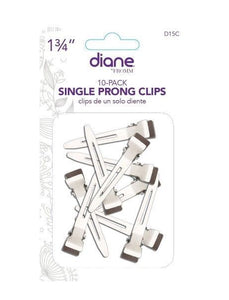 Diane Single Prong Clips Pack 10pk D15C