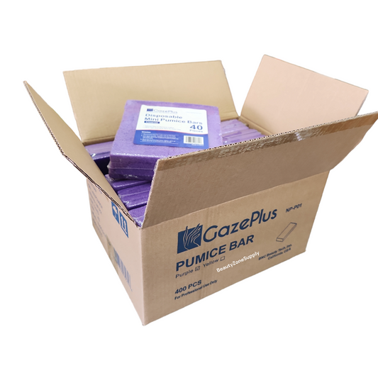 Disposable Pumice GazePlus Purple Medium 400 pc #GP01