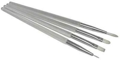 DL Professional Nail Gel Brush Set 4 pcs