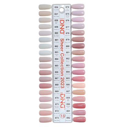 DND Duo Gel & Lacquer Ivory Cream #856