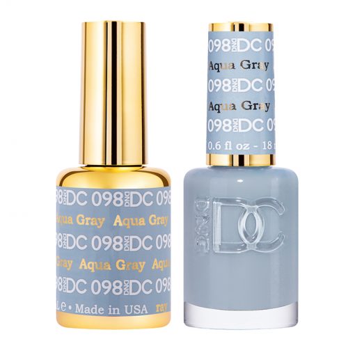 DND DC Gel Polish Duo  Aqua Gray #098