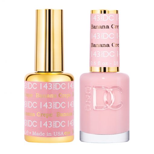 DND DC Duo Gel & Lacquer Banana Crepe #143