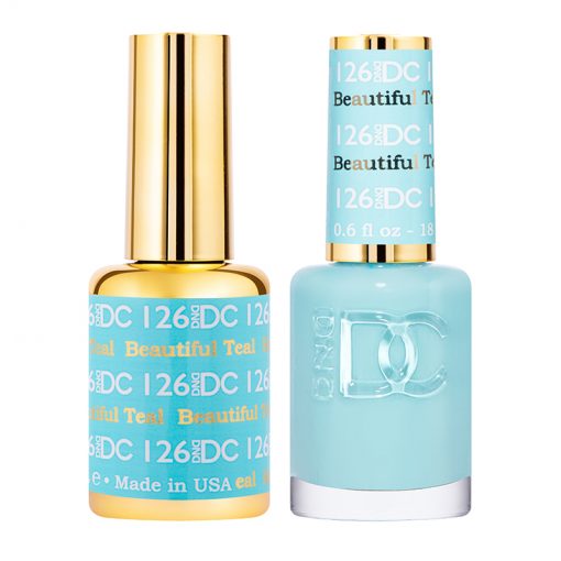 DND DC Duo Gel & Lacquer Beautiful Teal#126